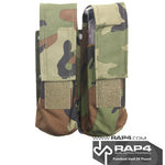 Double Pod Pouch for Strikeforce/Tactical Ten Vest (Woodland) Clearance Item