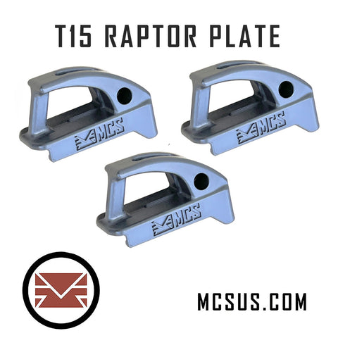 T15 Magazine Raptor Plate Black (3 Pack)