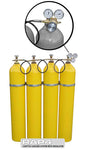 Bulk 4 Bottle Cascade System with Regulator