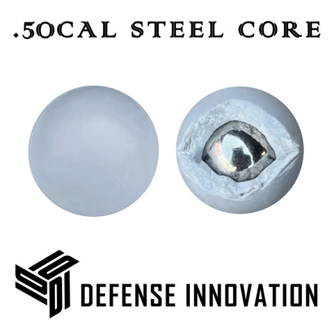 High Performance Heavy Duty Steel Core Projectile Ammo (.50 Cal)