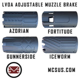 LVOA ADJUSTAbLE MUZZLE Brake (22mm muzzle threads)