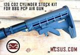 2 x 12g CO2 Cylinder Buttstock Kit For SIG Sauer MCX  And SIG Sauer MPX 88g Co2 Powered .177 cal Pellet Semi-Automatic Airgun