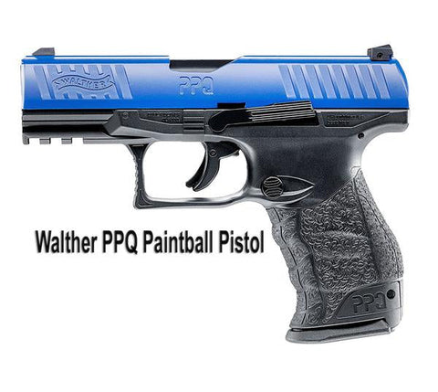 Walther PPQ M2 Paintball Pistol (Blue)  With 2 Magazines