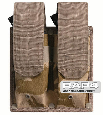 M4/M16 Magazine Pouch for Strikeforce/Tactical Ten Vest (British DPM Desert) Clearance Item