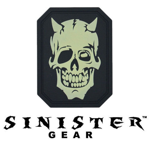 Sinister Gear "Bones" PVC Patch - Glow