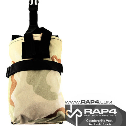 Counterstrike Vest Air Tank Pouch (Desert Camo) Clearance Item