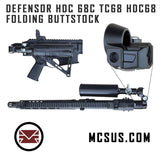 Defensor HDC 68C TC68 HDC68 Folding Air Buttstock Adapter With Gen3 Locking Mechanism
