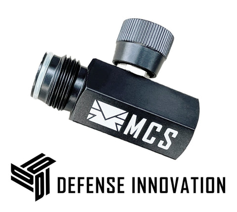 Emergency Defense Valve 88g / 90g / 3oz Disposable CO2 Adapter With On/Off Valve To Paintball Gun Threads