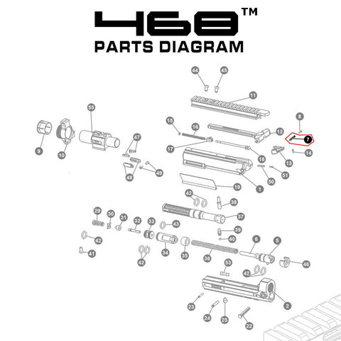 468-007 Charging Handle Latch Spring