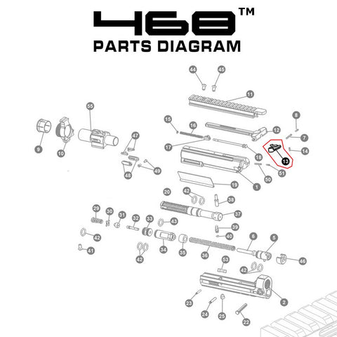 468-013 Charging Handle Latch