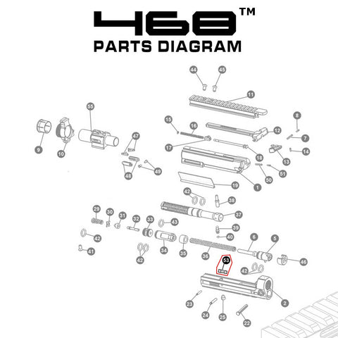 468-053 Upper and Lower Receiver Seal (2023 Model and Older)