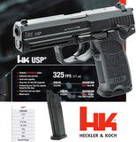 HK Heckler and Koch USP Airgun Pistol CO2 Powered  (.177 cal / 4.5mm BB)