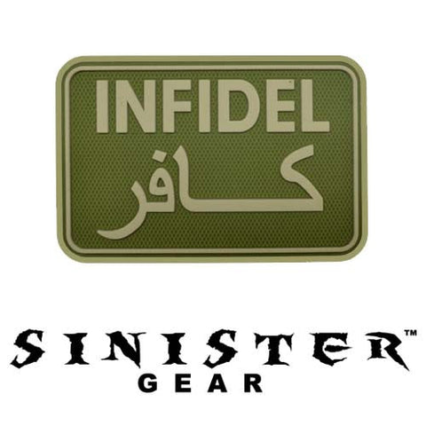 Sinister Gear "Infidel" PVC Patch - OD