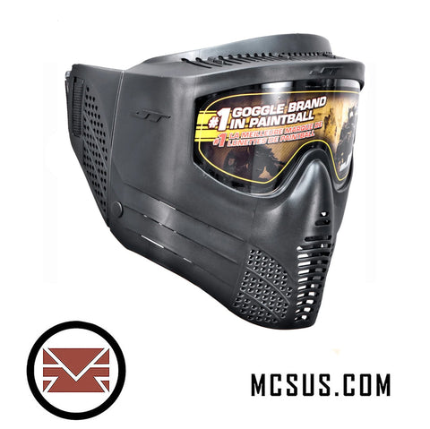 JT Guardian 2 Paintball Mask with Fog Resistant Lens - Black Goggles