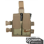 M4/M16 DMAG & Helix Magazine Leg Pouch (Desert Camo) Clearance Item