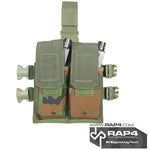 M4/M16 DMAG & Helix Magazine Leg Pouch (Woodland) Clearance Item