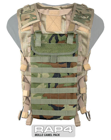 MOLLE Camel Pack (Woodland)