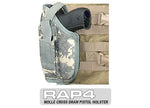 MOLLE Cross Draw Holster Left Hand Small