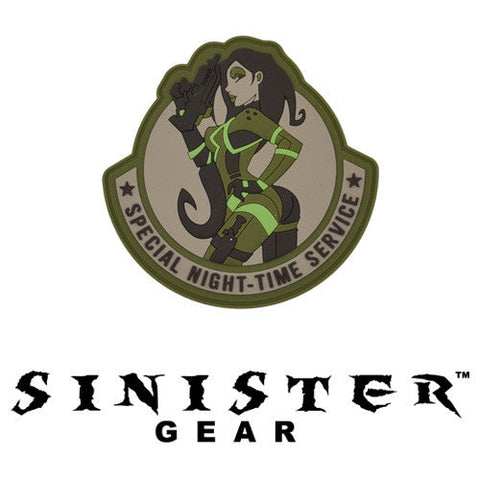 Sinister Gear "Night Time" PVC Patch - OD