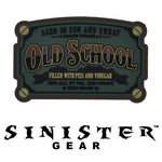 Sinister Gear "Old School" PVC Patch - Dark