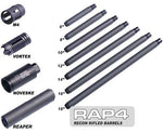 1 Inch Diameter 10 Inch Recon Rifled Barrel, 98 Threaded (22mm Muzzle Threads)