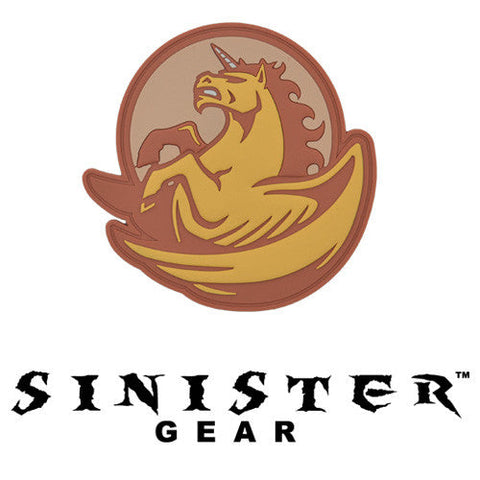 Sinister Gear "Pegasus" PVC Patch - Orange