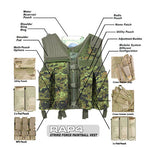 Urban Camo Strikeforce Tactical Modular Vest (Large Size)