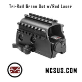 Armored Railed Sighting System Reflex Optic & Laser