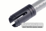 T15 and Scout M300 Twister Muzzle Brake (7/8 muzzle threads)
