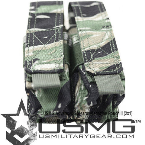 MOLLE Double Advanced Sidearm Magazine Pouch (Tiger Stripe) Clearance Item