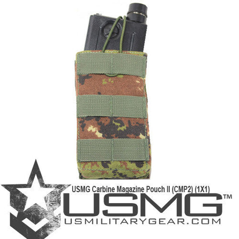 MOLLE Single M4 DMAG & Helix Magazine Pouch (Italian Camo)