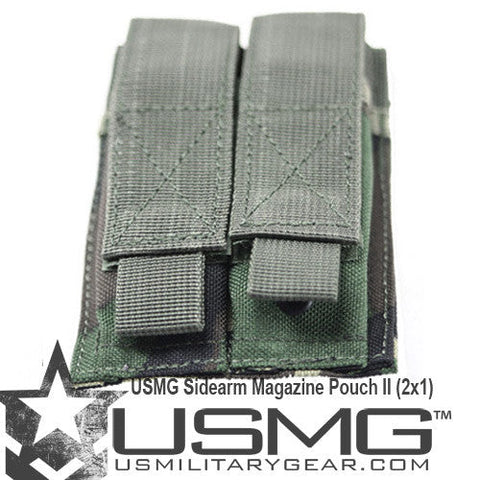 MOLLE Double Sidearm Magazine Pouch (British DPM) Clearance Item