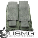 OLIVE DRAB MOLLE Double Sidearm Magazine Pouch