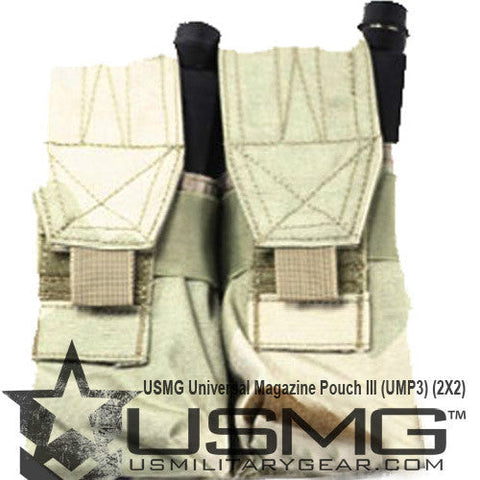 MOLLE Double Universal Magazine Pouch (Desert Camo)