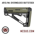 AR15/M4 OverMolded Mil-Spec Buffer Carbine Buttstock