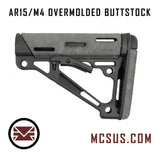 AR15/M4 OverMolded Mil-Spec Buffer Carbine Buttstock