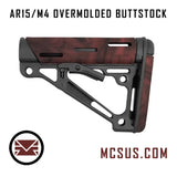 AR15/M4 OverMolded Mil-Spec Buffer Carbine Buttstock