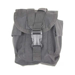 BLACK Vertical  MOLLE Small Tank Pouch