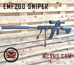 EMF200 SR25 Sniper Custom Paintball Gun With (Air Tank In Stock Option)