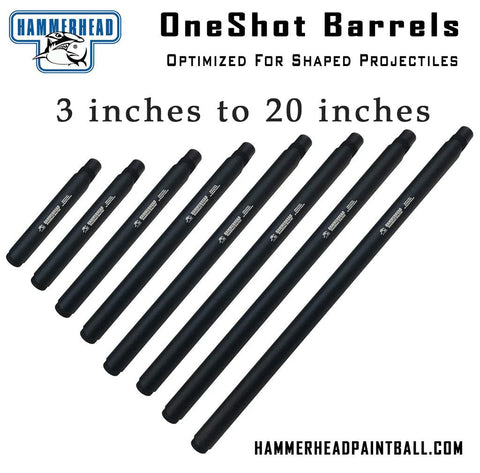 Hammerhead OneShot FS/Shaped Rounds Optimized  Rifled Barrel (A5 Thread Length 3 Inches to 20 inches)