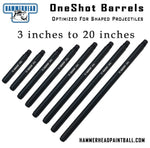 Hammerhead OneShot FS/Shaped Rounds Optimized  Rifled Barrel (AutoCocker Thread Length 3 Inches to 20 inches)