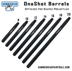 HammerHead OneShot Plus Rifled Barrel Tippmann 98 Threads  (Length 3 Inches to 20 inches)