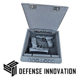 Defense Innovation Smart Gun Safe - Lock Box (Biometric - Keypad and Backup Key)