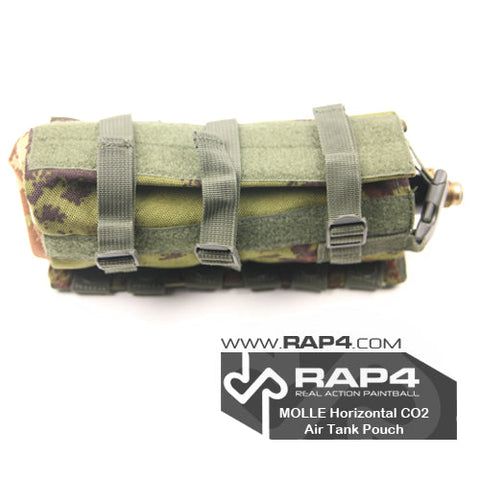 MOLLE Horizontal Tank Pouch (Italian Camo) Clearance Item