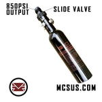 MCS 13ci Air Tank With Integrated On/Off Slide Valve 3000psi 850psi output Air Tank Regulator