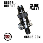 Integrated On/Off Slide Valve 3000psi 850psi output Air Tank Regulator