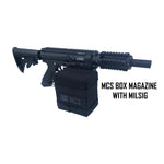 MCS Gen2 Box Magazine With High Performance Vortex Drive For Milsig Paintball Gun with Roundhead Magazine