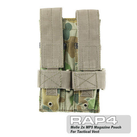 Australian Camo MOLLE Double MP5 Magazine Pouch (Clearance Item)