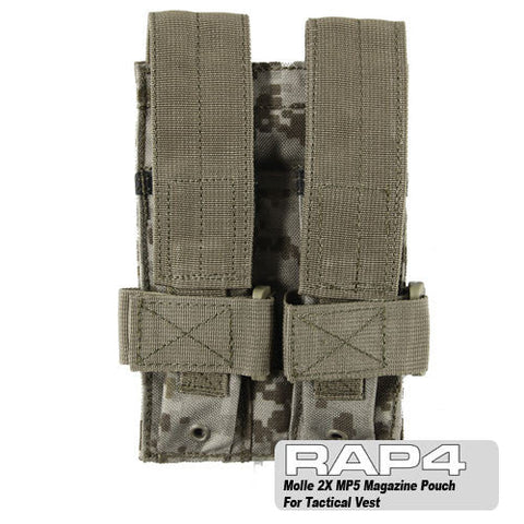 Desert Digital MOLLE Double MP5 Magazine Pouch (Clearance Item)