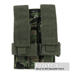 Tiger Stripe MOLLE Double MP5 Magazine Pouch (Clearance Item)